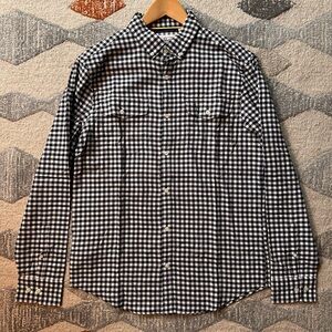 Original Penguin Black and White Plaid Shirt